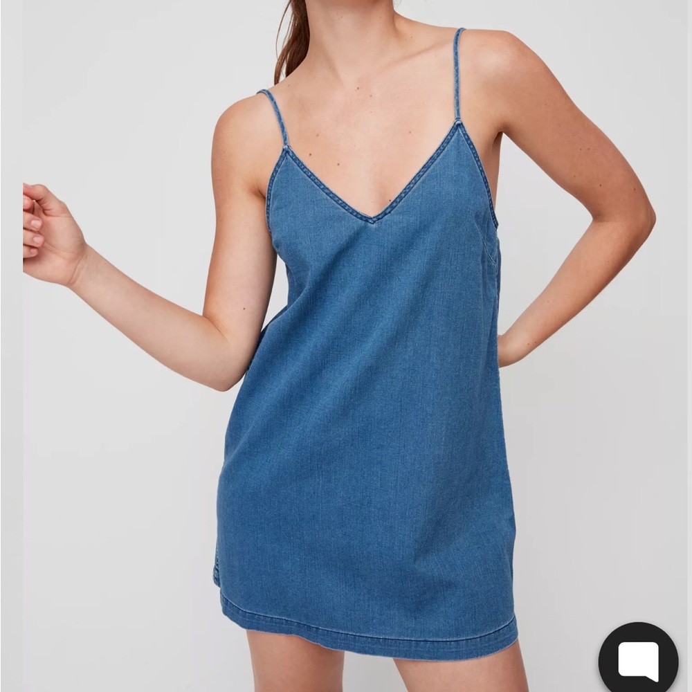 Aritzia Wilfred Free Denim Dress XXS
